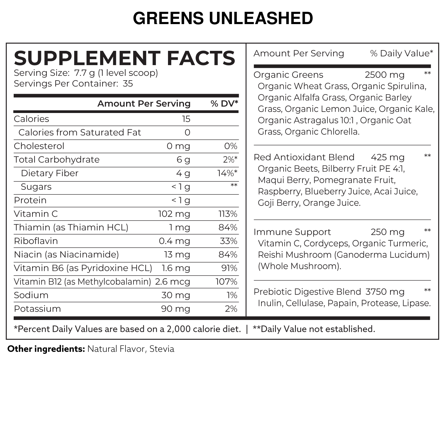 Greens Unleashed Superfood Drink